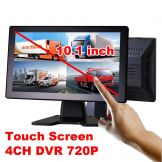 4CH BSD Monitor DVR 1080P IPS Touch Screen For Truck CCTV Model BD-10324T
